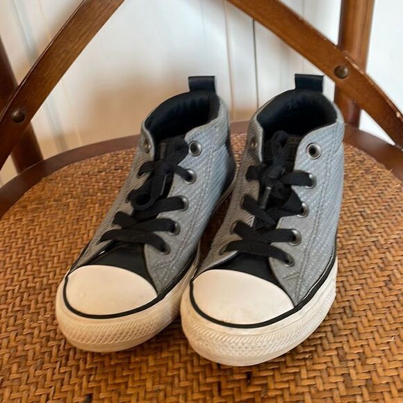 Converse all star boys sneakers grey size 1 - Picture 3 of 8